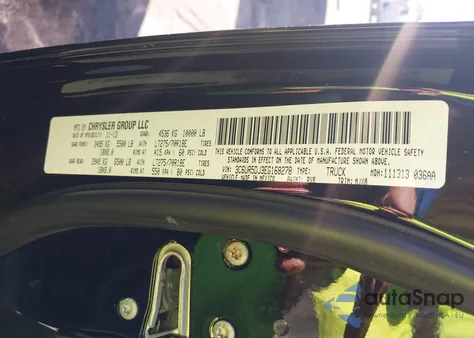 2014 Ram 2500 Big Horn z USA, uszkodzony, nr VIN 3C6UR5DJ3EG168278